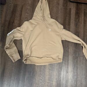 Champion Women's Beige Hoodie
